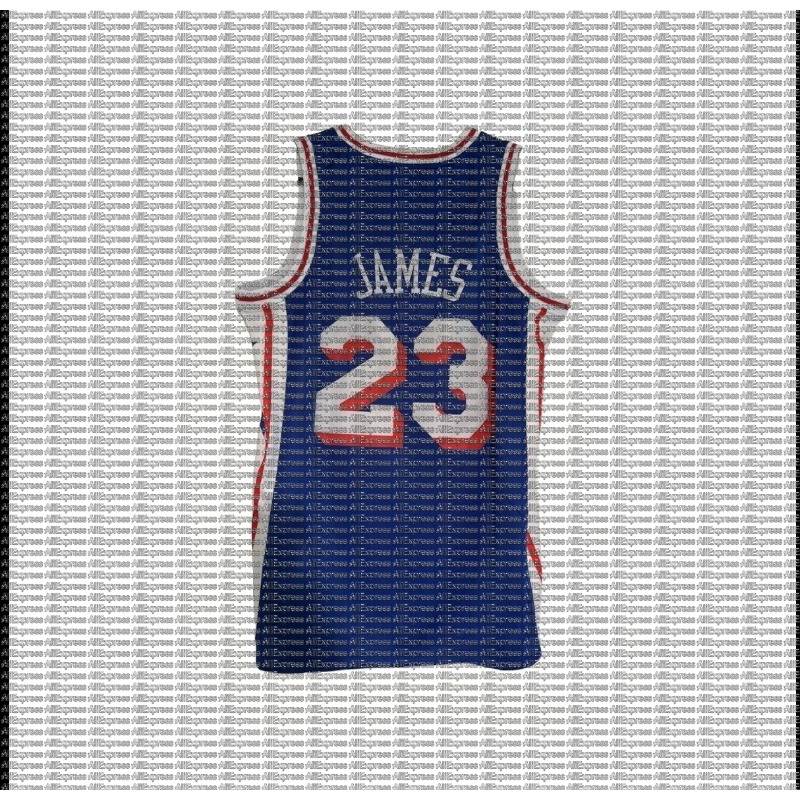 Shirt Camp Collar - Sapphire Basketball Vest JAMES Digital Printed