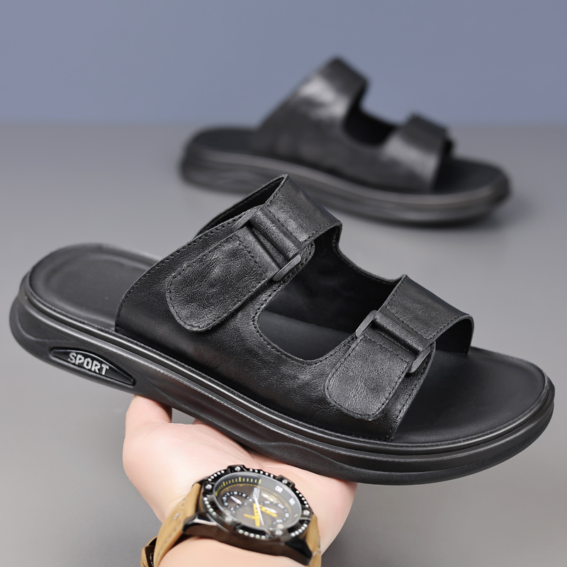 Summer first layer cowhide men - Flip Flop Leather Men recension och pris
