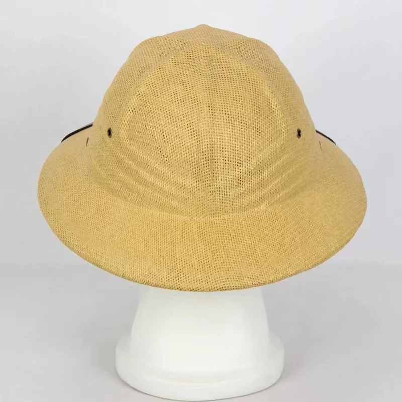 100% Straw Helmet Pith Sun Hat - Bucket Hat Straw recension och pris