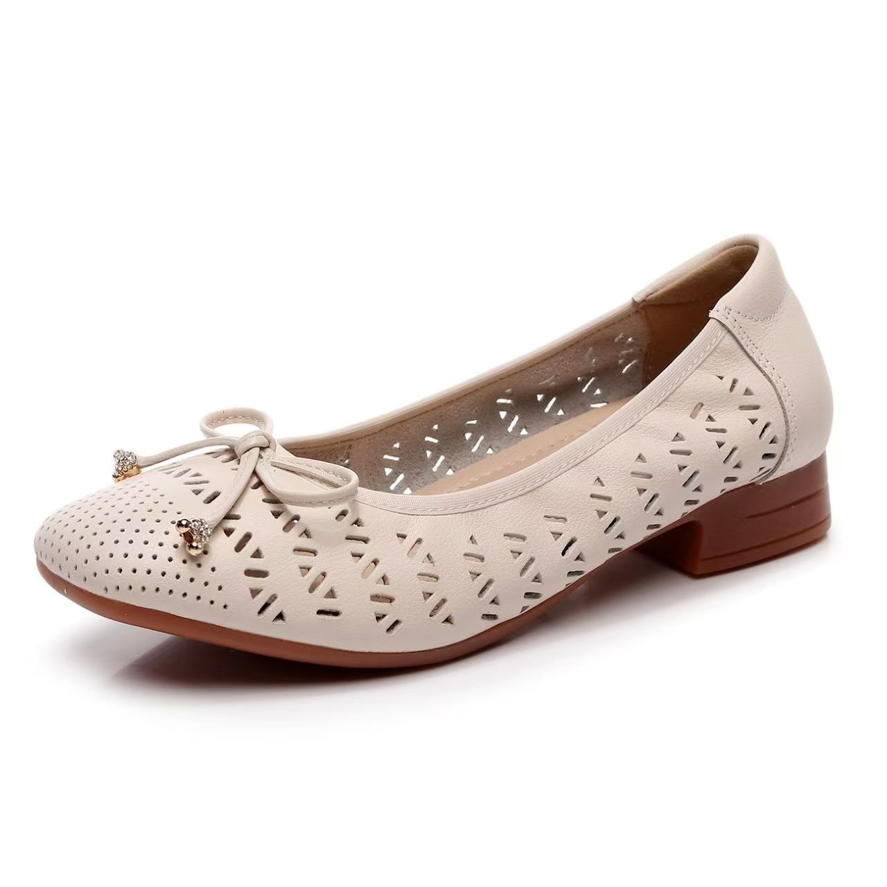 Women's Genuine Leather Hollow - Casual Sandal Leather recension och pris