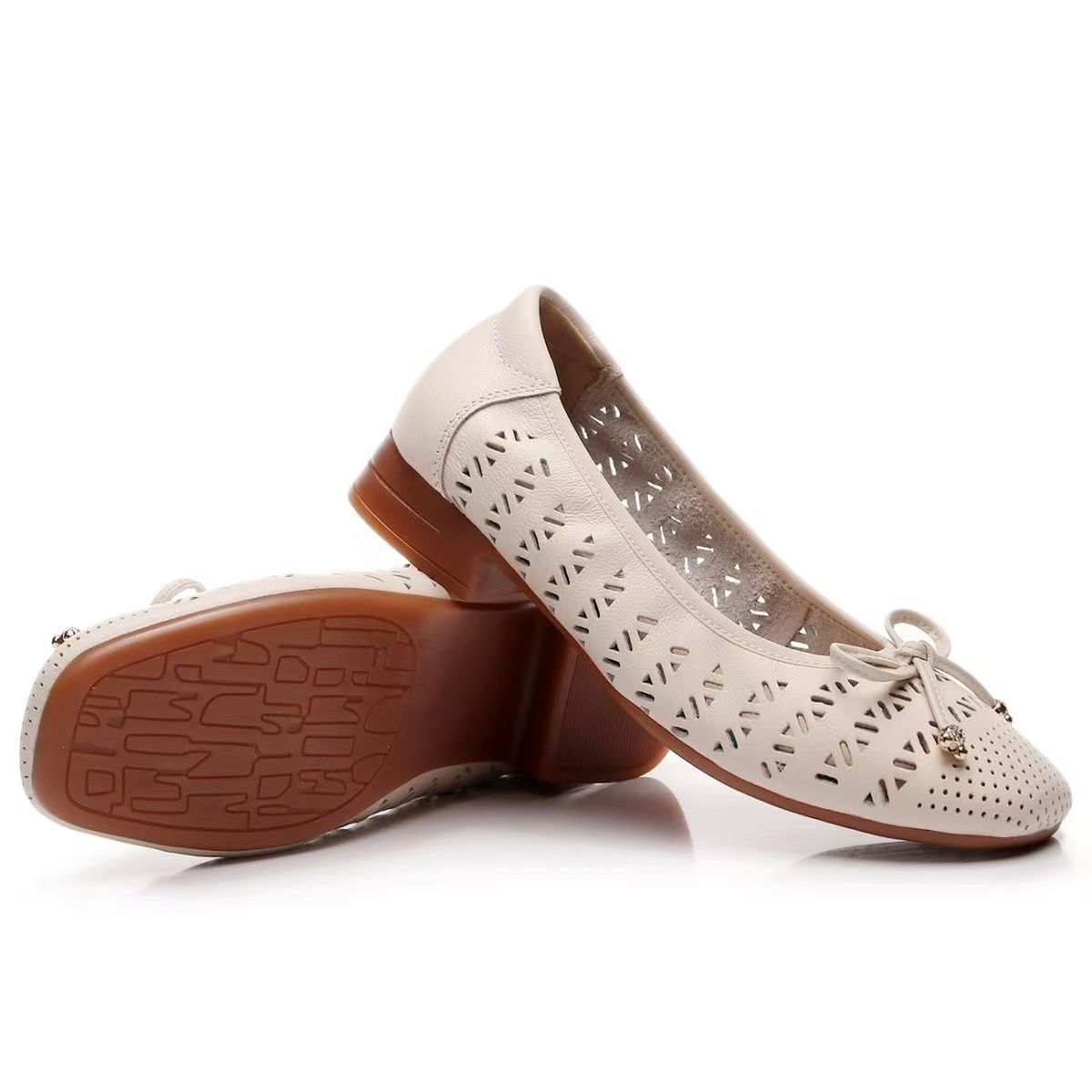 Women's Genuine Leather Hollow - Casual Sandal Leather recension och pris