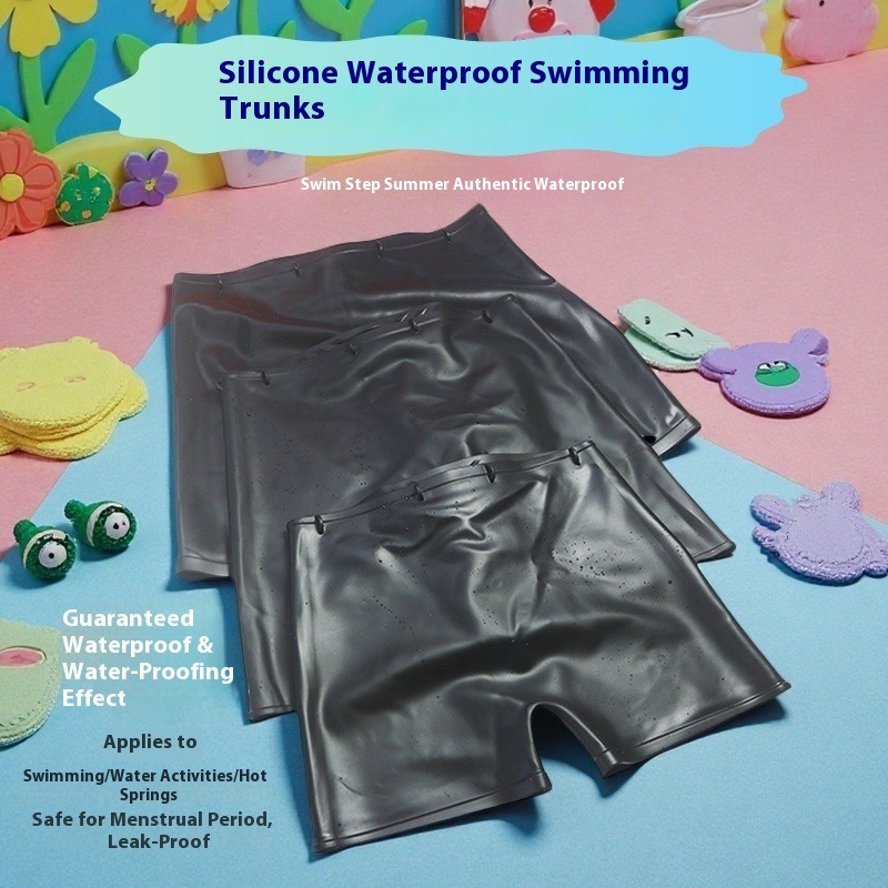 Silicone Swim Trunks Women Men - Swim Trunk Quick Dry recension och pris