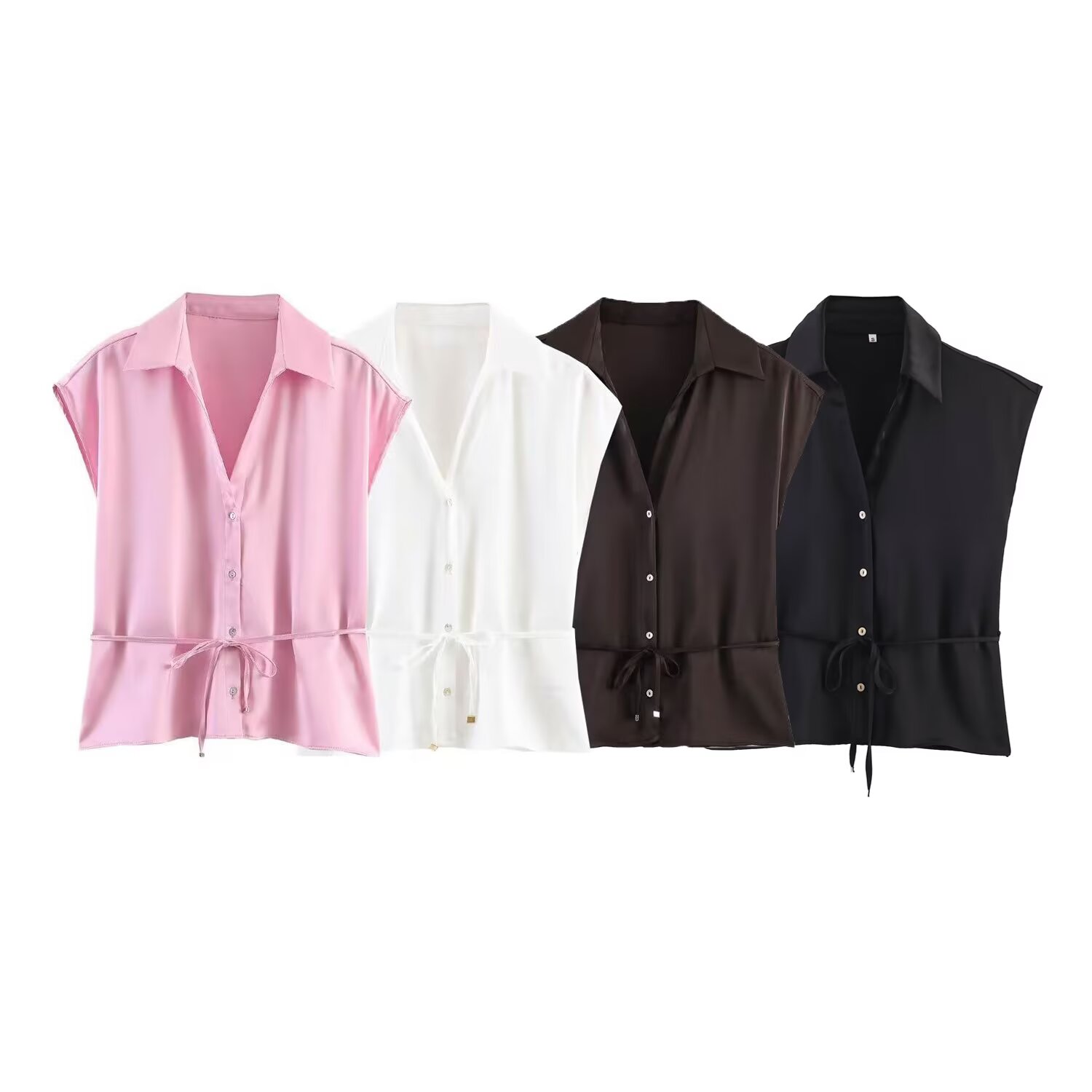 Willshela Women Fashion With B - Shirt Camp Collar recension och pris