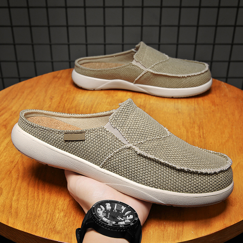 Canvas Slip on Half Shoes for  - Espadrille Slip On recension och pris
