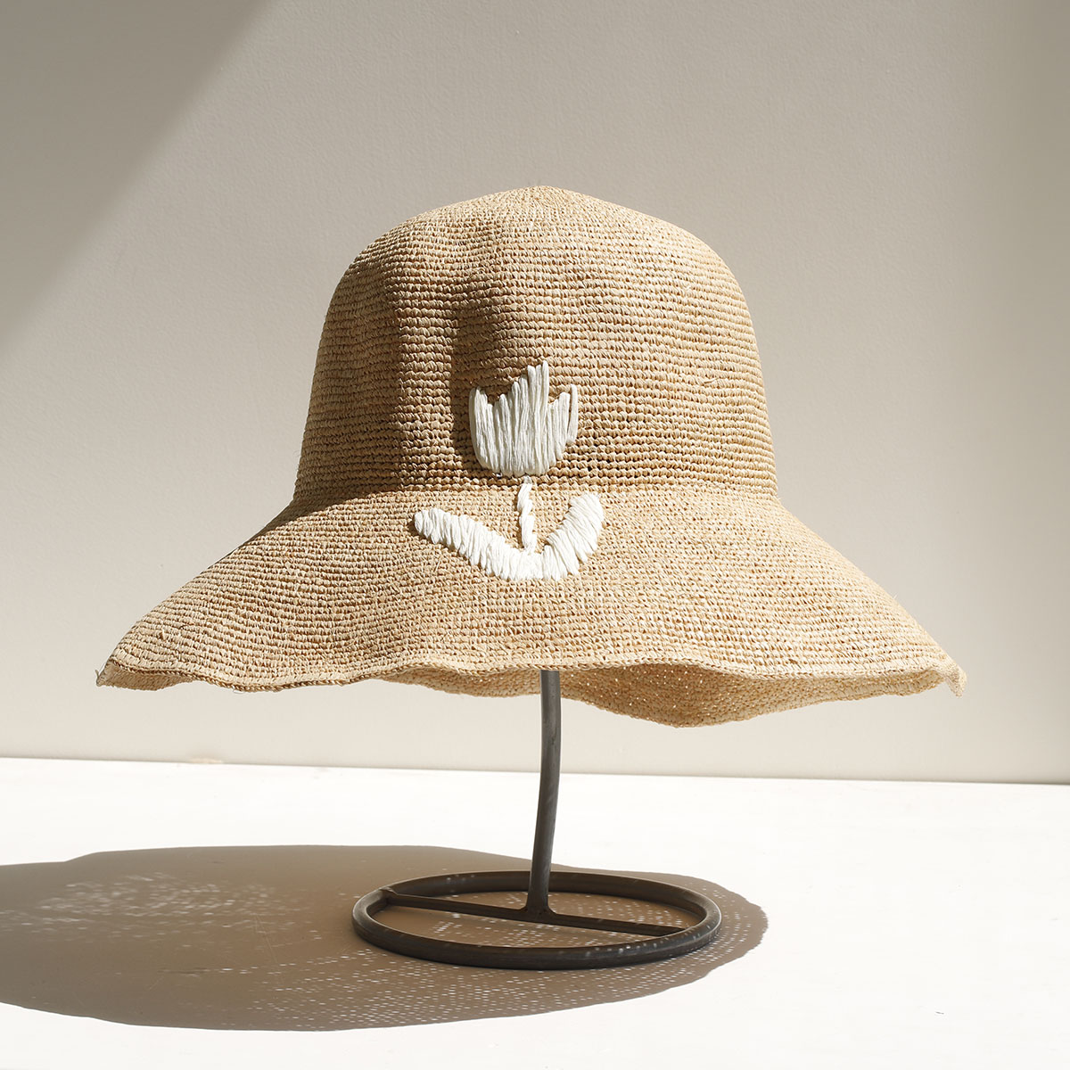 2026 Natural Raffia Hand-woven - Bucket Hat Straw recension och pris